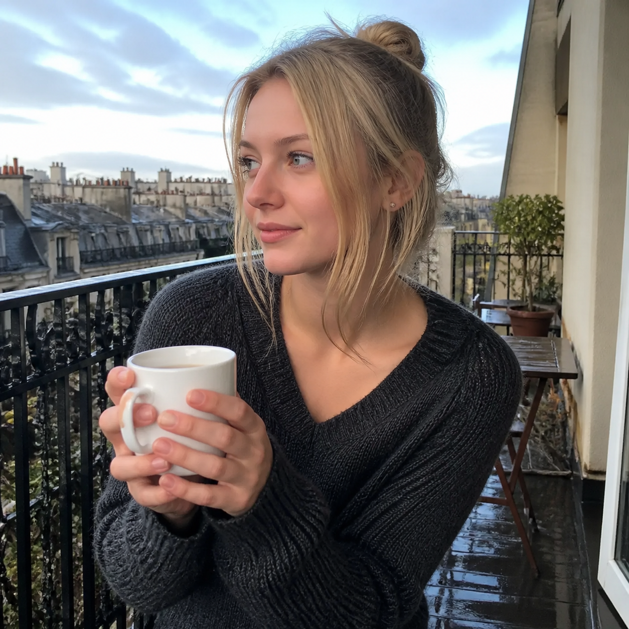 Portrait illustrant le profil fictif de Blandine