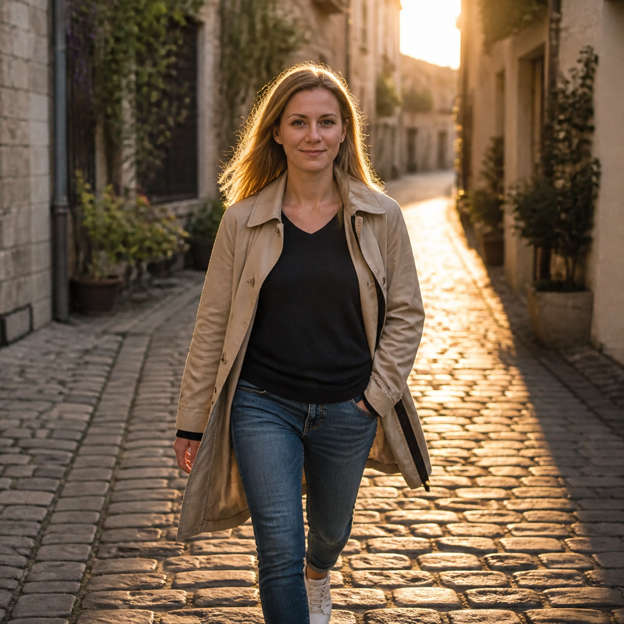 Portrait illustrant le profil fictif de Flavie