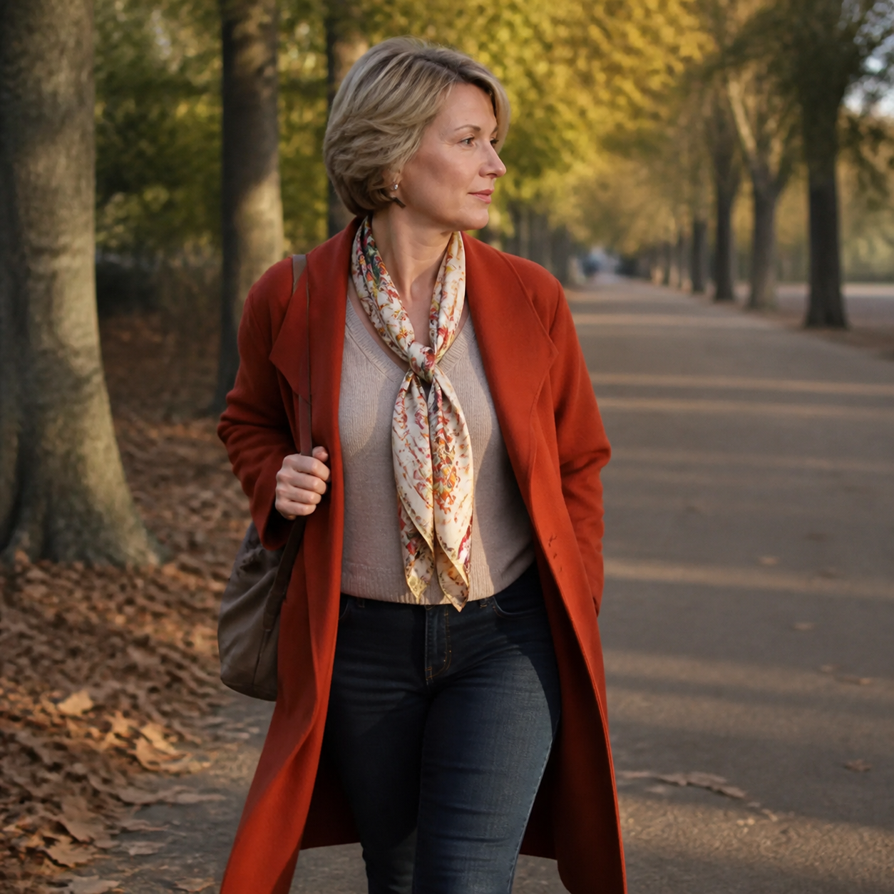 Portrait illustrant le profil fictif de Loubna